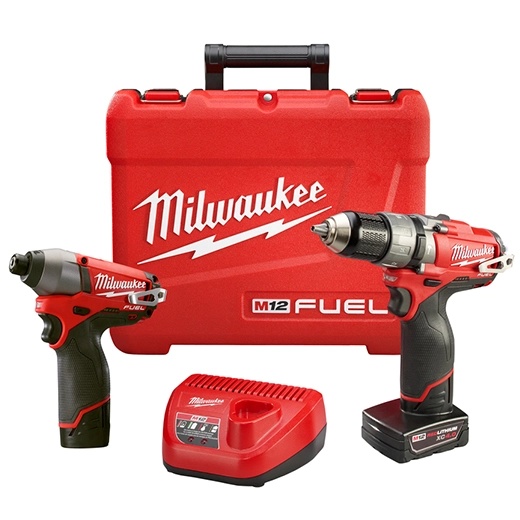 Picture of Milwaukee Electric Tool 2597-22 M12 Fuel Hmr Dr/Mp Drill Kit